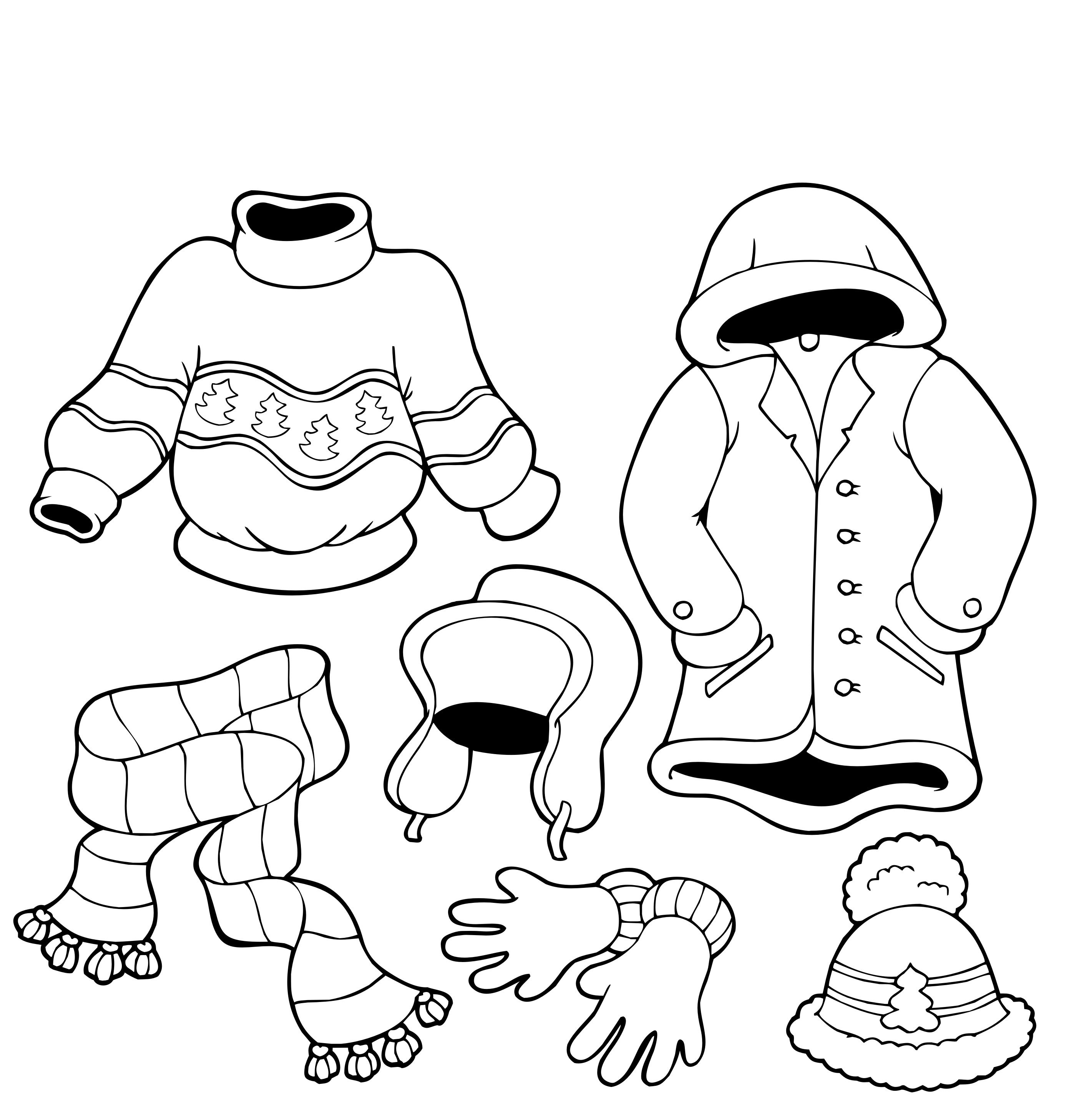 2800x2914 Coloring Pages Of Summer Clothes