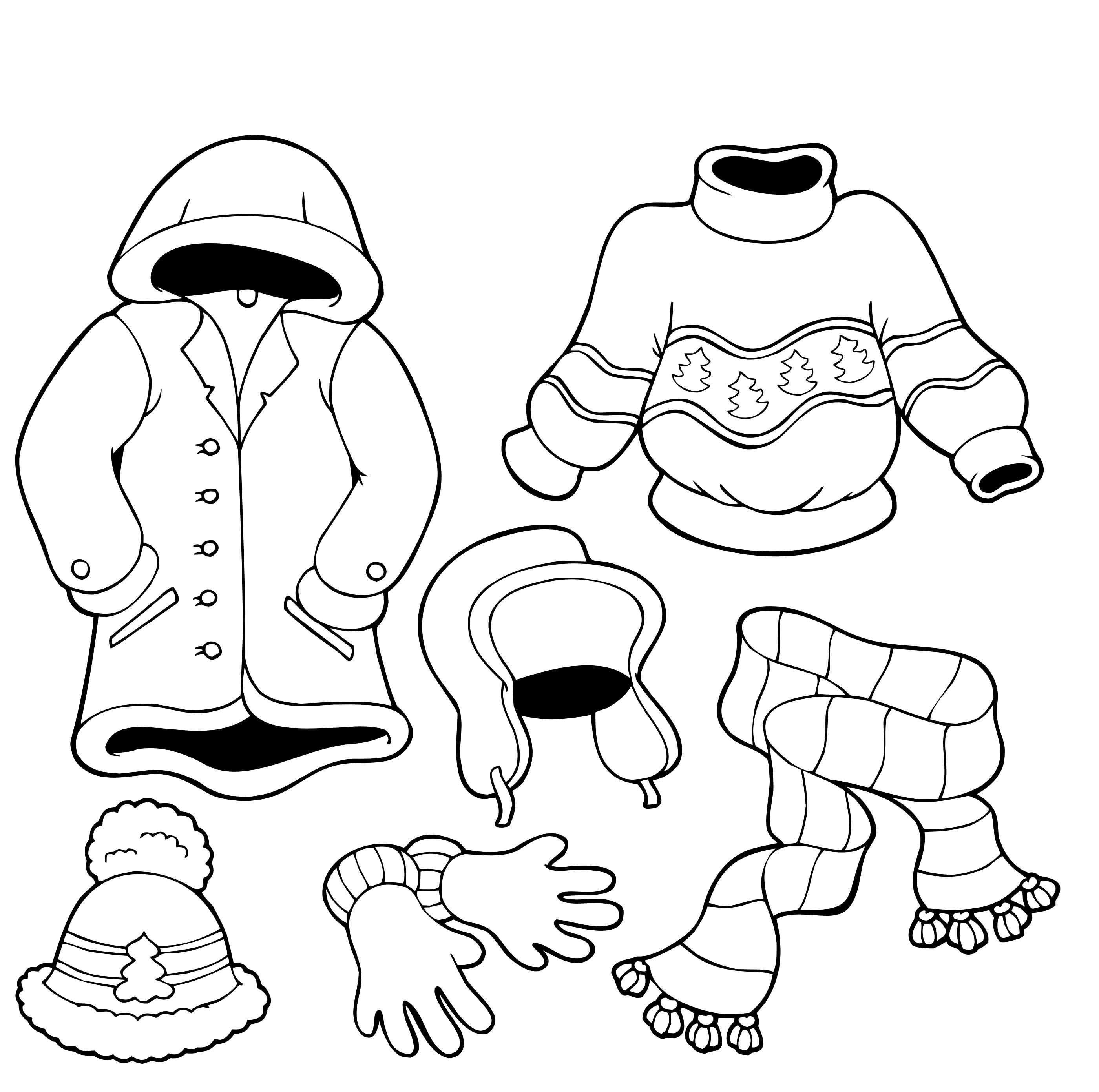 2800x2783 Practical Coloring Pages Of Summer Clothes