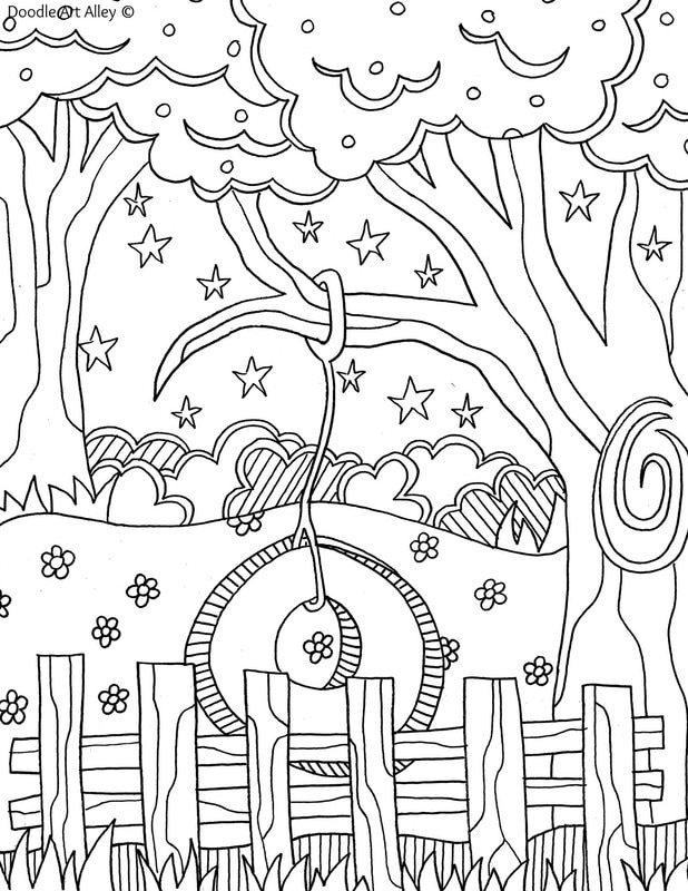 618x800 Summer Coloring Page