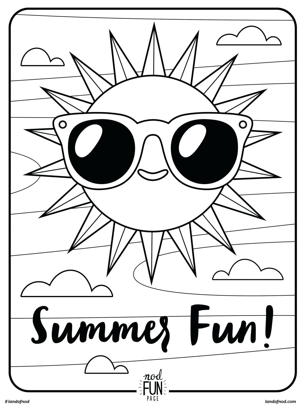 1024x1387 Coloring Pages Summer Color Pages Fun Printable Coloring