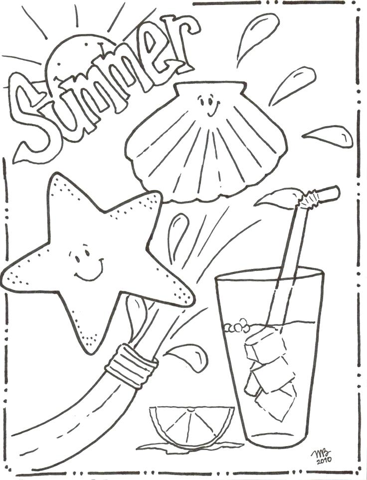 736x962 Kids Coloring Pages Summer Grandmaman Site