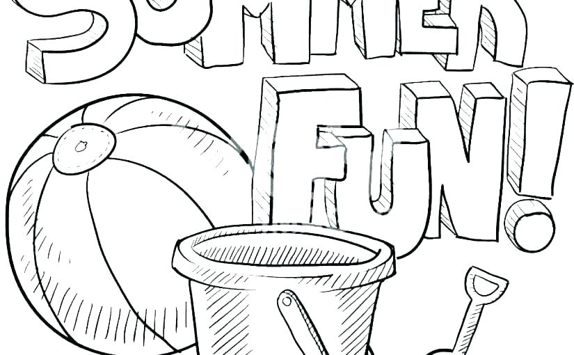 825x510 Summer Coloring Sheets