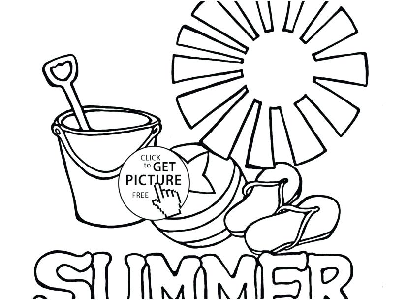827x609 Summer Coloring Pages Printable Season Coloring Pages View R Free