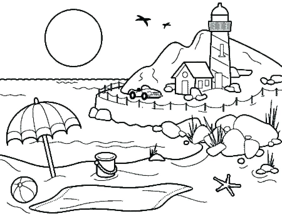 900x688 Summer Coloring Pages Printable Summer Coloring Pages For Kids