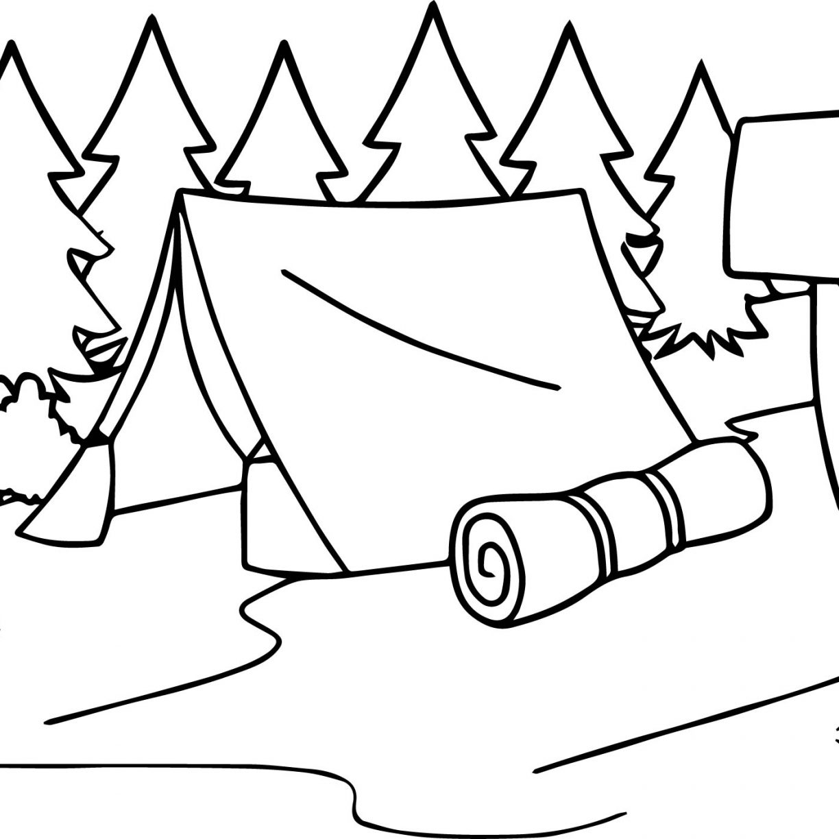 1224x1224 Professional Summertimeoring Pages Summer Remarkable Camp For Kids