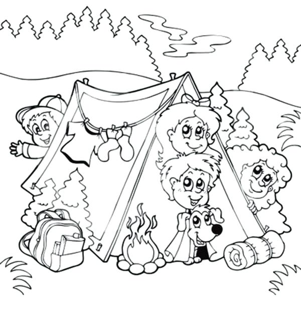 600x630 Summer Reading Program Coloring Pages Bunch Of Kids And A Dog
