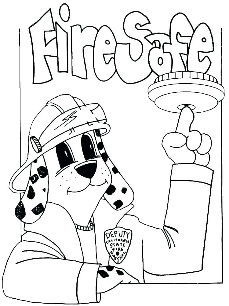 750x1000 Safety Coloring Pages Fire Safety Color Pages Within Coloring