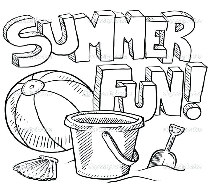 728x635 Summer Coloring Activities Summer Coloring Pages For Adults Best