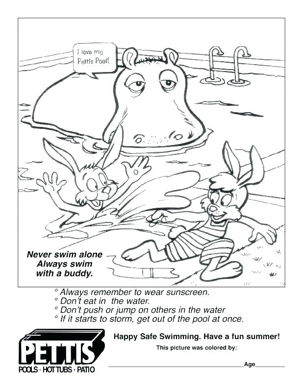 618x800 Bike Safety Coloring Pages Kids Coloring Pages Summer Safety