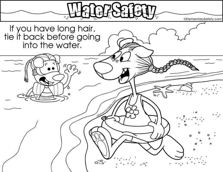 720x556 Water Safety Coloring Pages Interesting Coloring Sheets For Summer