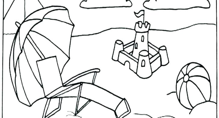 728x393 Beach Scene Coloring Page Beach Scene Coloring Pages Free Free