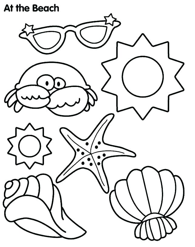 643x815 Printable Beach Coloring Page Printable Beach Scene Coloring Page