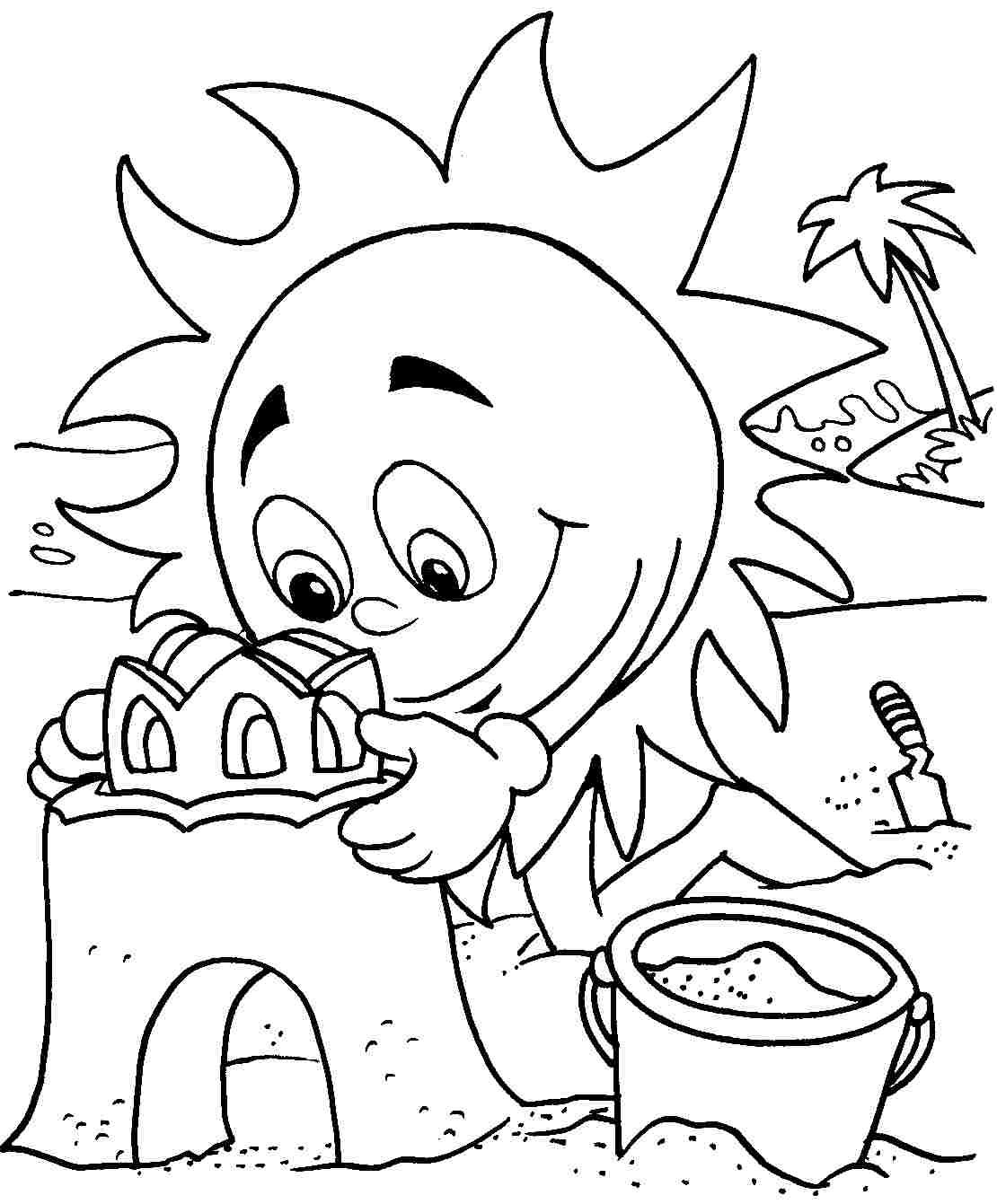 1110x1341 Summer Coloring Pages For Girls