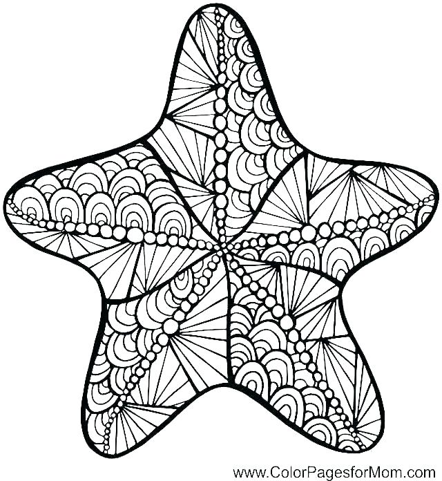 640x696 Beach Coloring Page