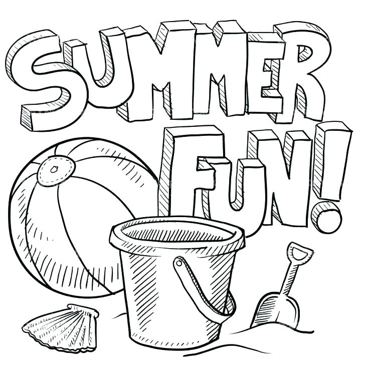 728x728 Vacation Coloring Pages Free Printable Summer Coloring Pages