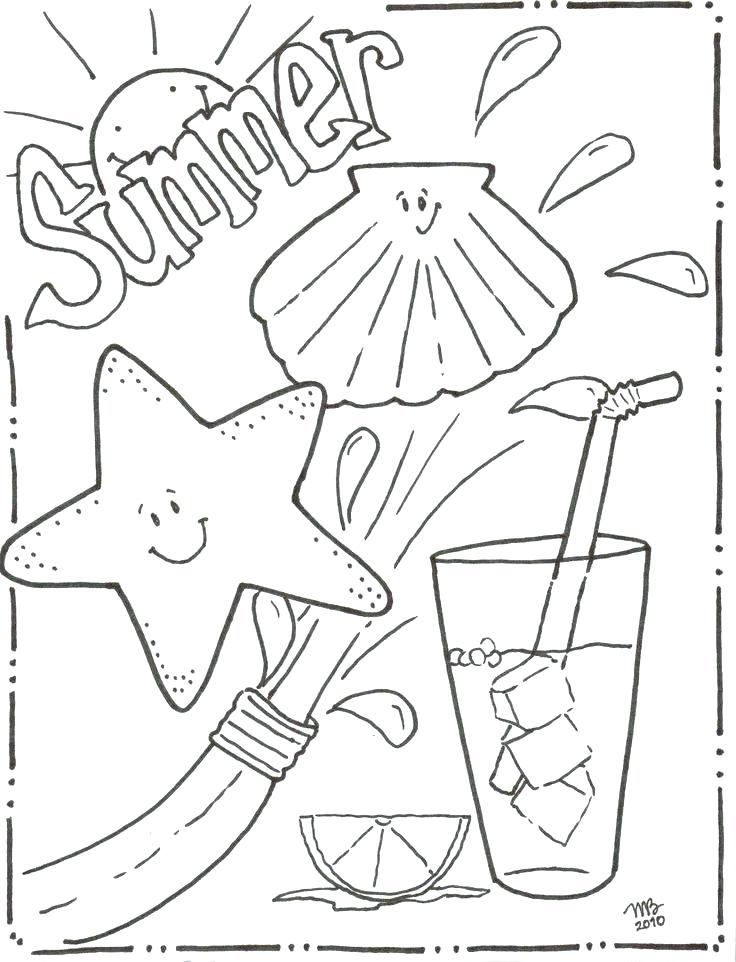 736x962 Fun Coloring Pages For Summer Vacation Coloring Pages Coloring