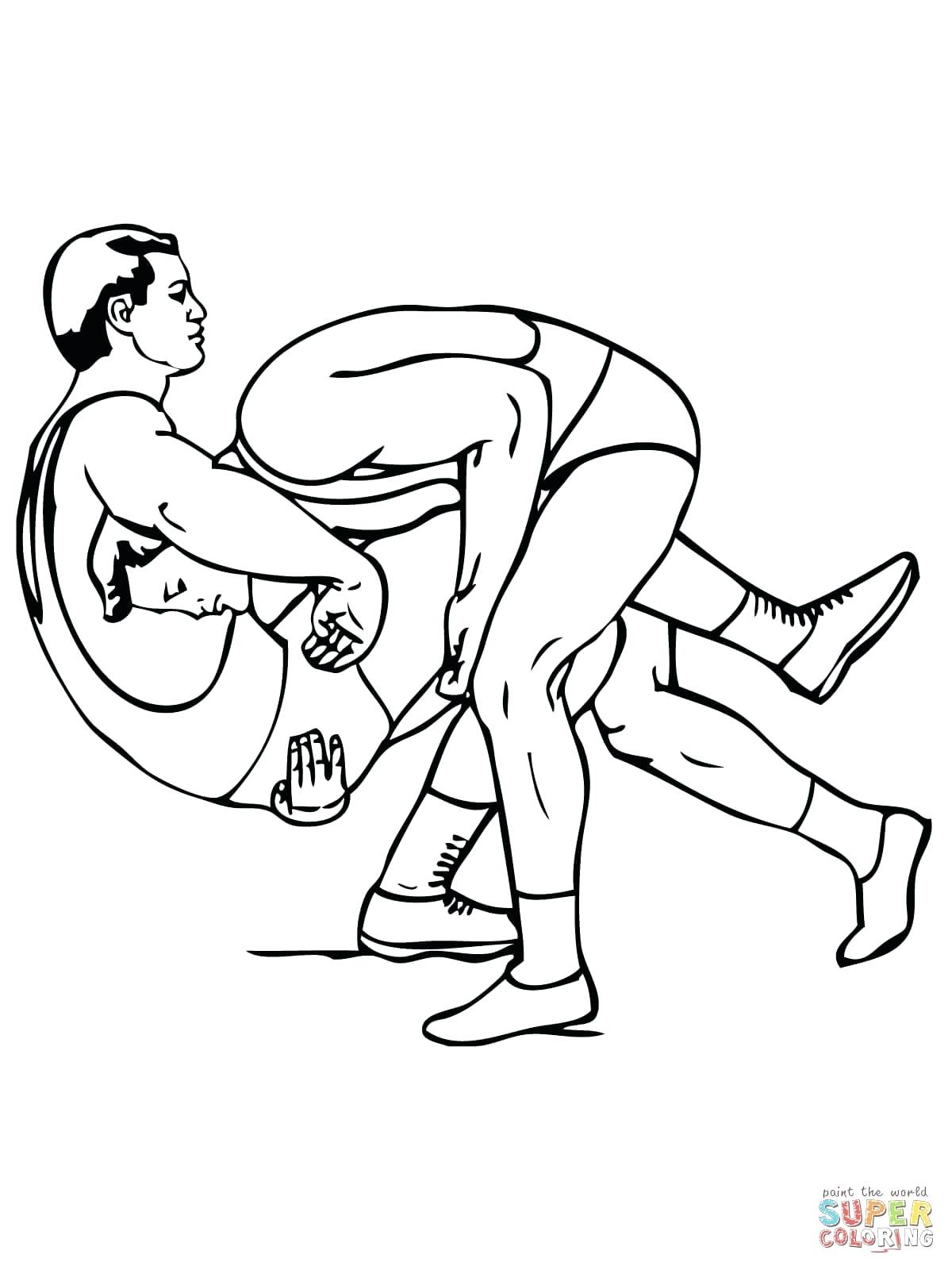 1200x1600 Coloring Pages Wrestling Coloring Pages Click The Freestyle