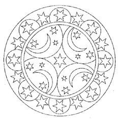 236x238 Celestial Coloring Page