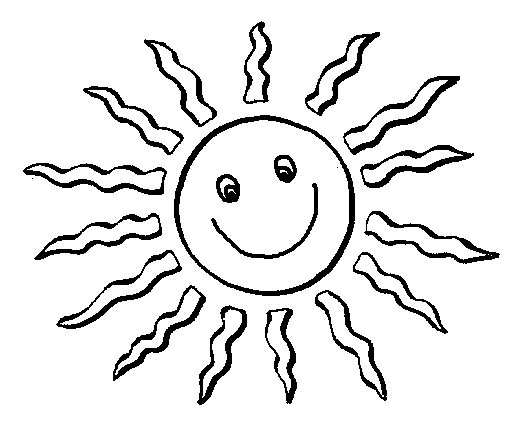 519x428 Summer Sun Coloring Page Coloring Book