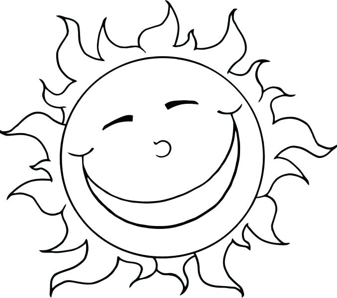 678x600 Sun Color Page Luxury Coloring Pages Of Sun For Line Drawings