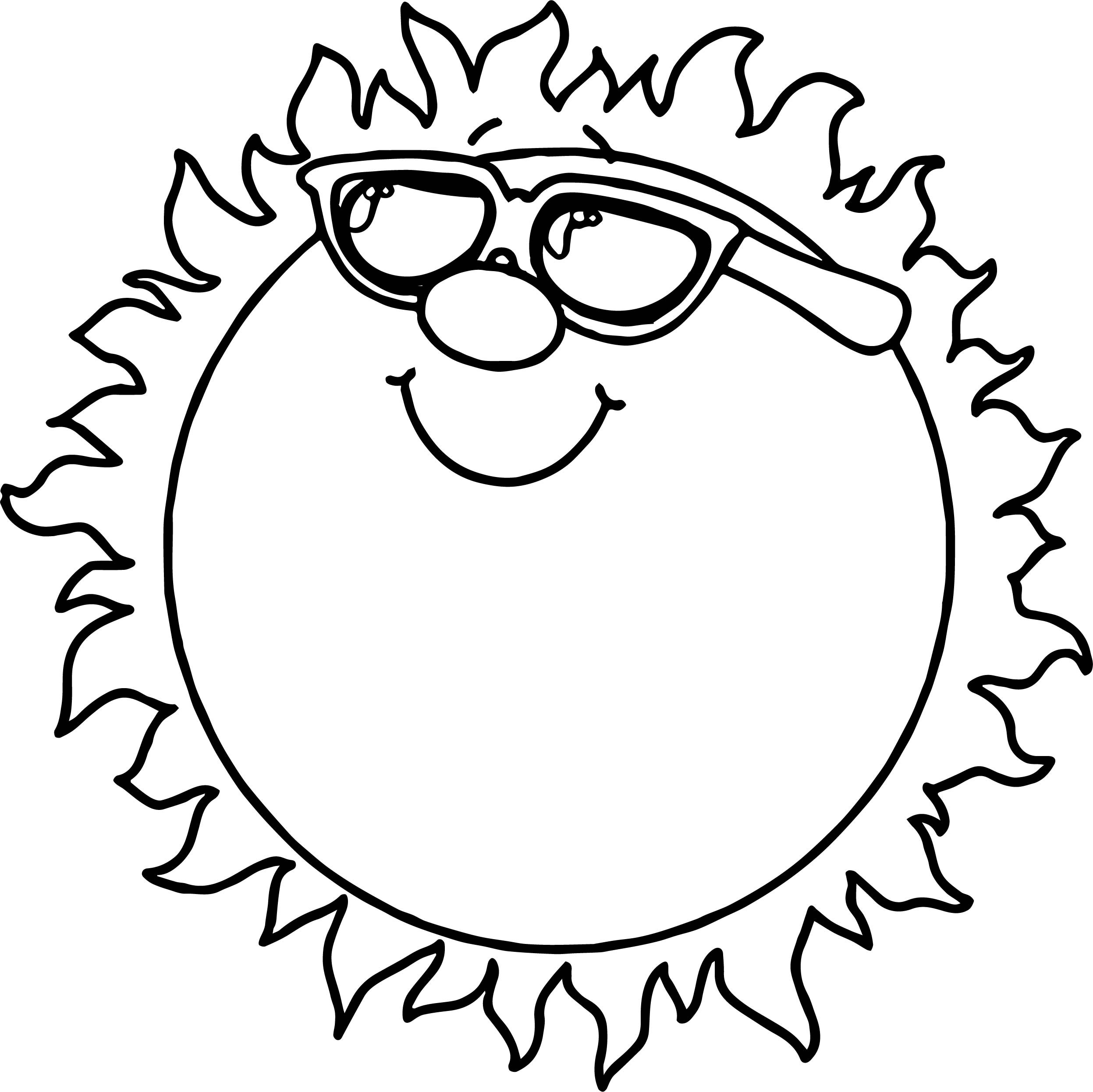 2494x2493 Sun Coloring Pages Summer With For Kids Luxury Free Printable Sun