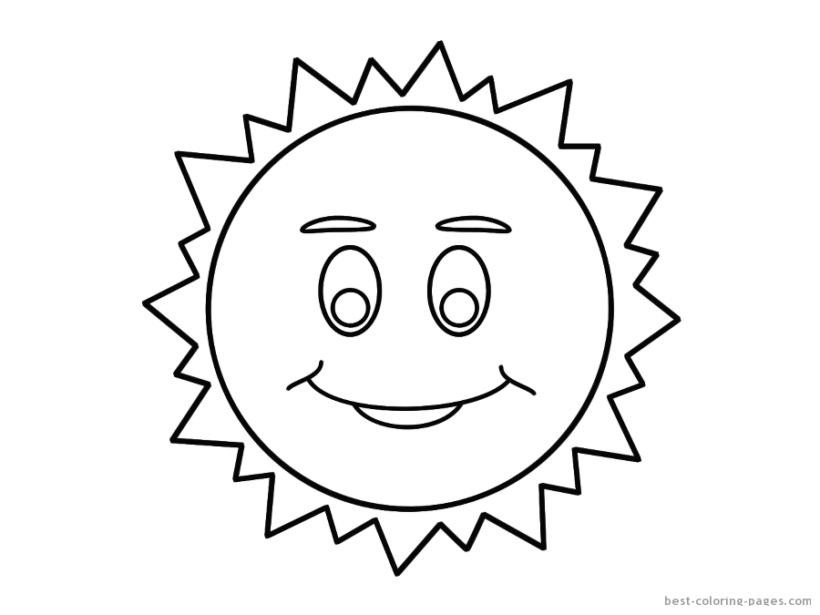 900x675 Sun Coloring Pages To Download And Print For Free