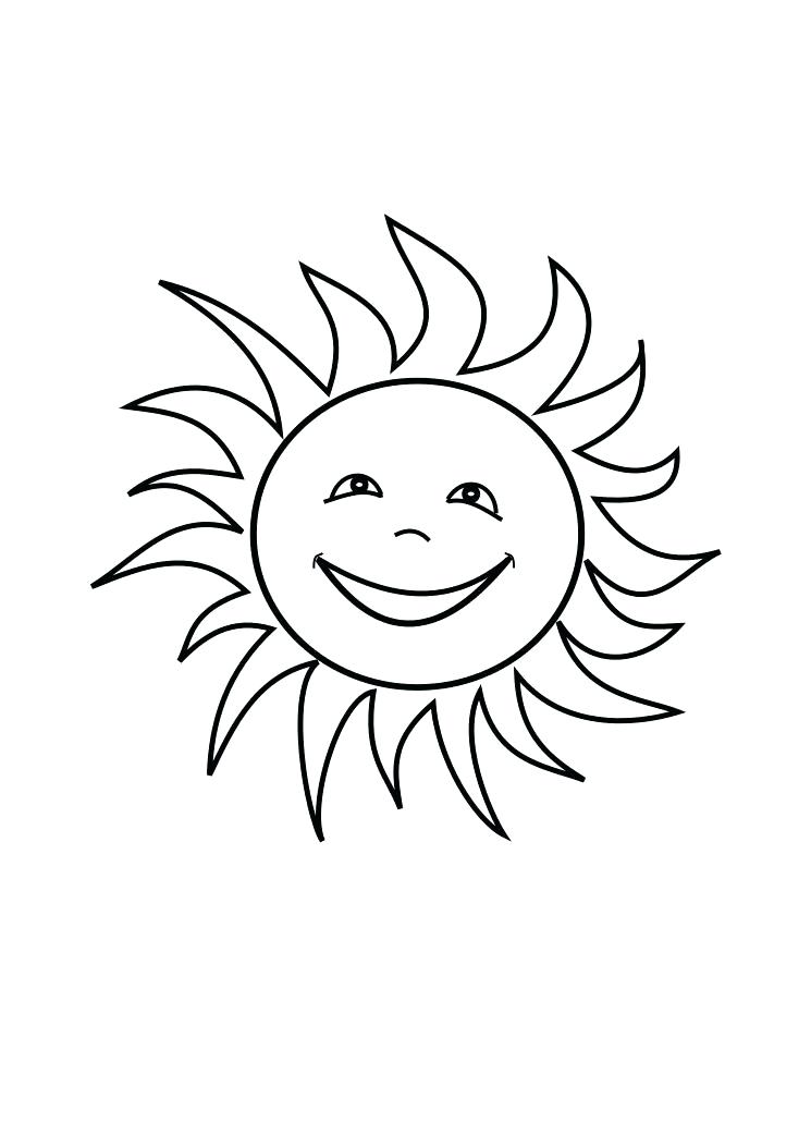 745x1053 Free Printable Sun Coloring Pages