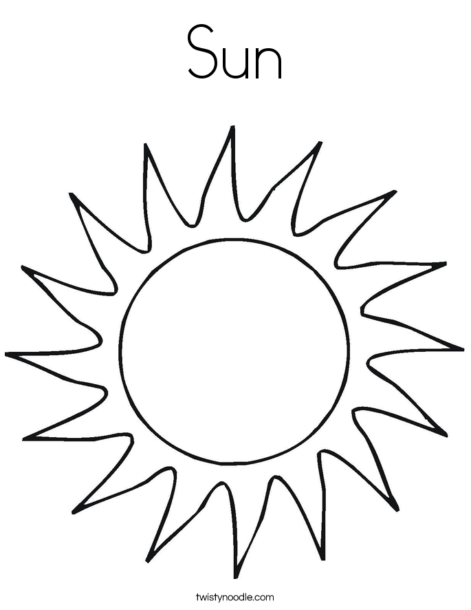 685x886 Sun Coloring Page Projekty Na