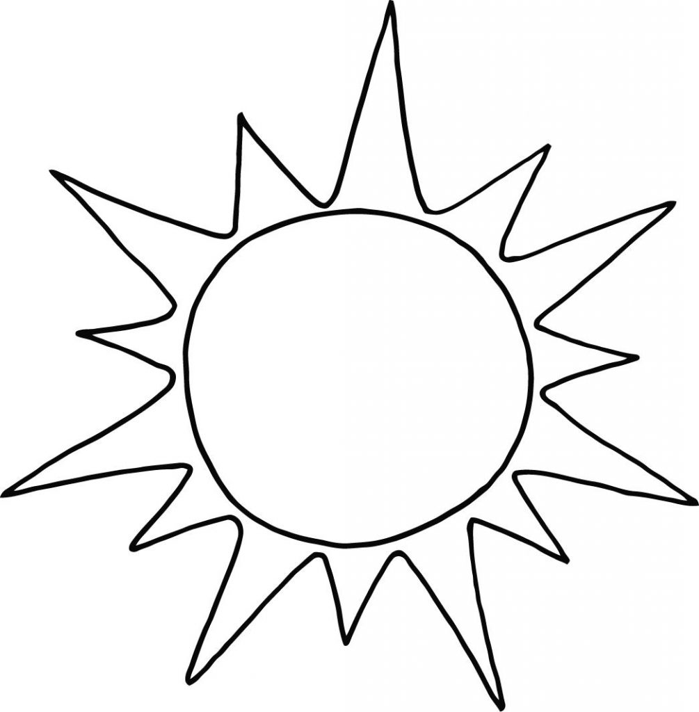 1005x1024 Preschool Sun Coloring Pages Download
