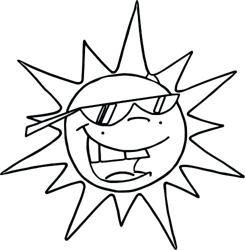 490x500 Sun And Moon Coloring Pictures Coloring Pages Sun Coloring Page