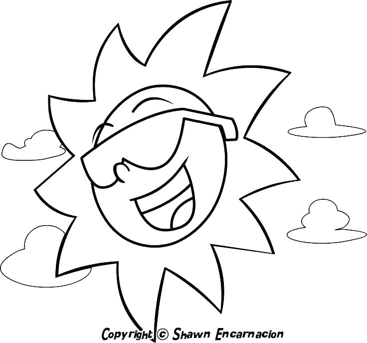 736x687 Sunflower Coloring Pages For Preschoolers Sun Coloring Pages