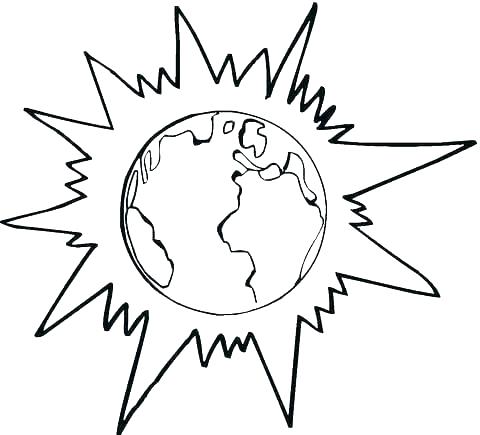 480x435 Moon Coloring Pages Preschool