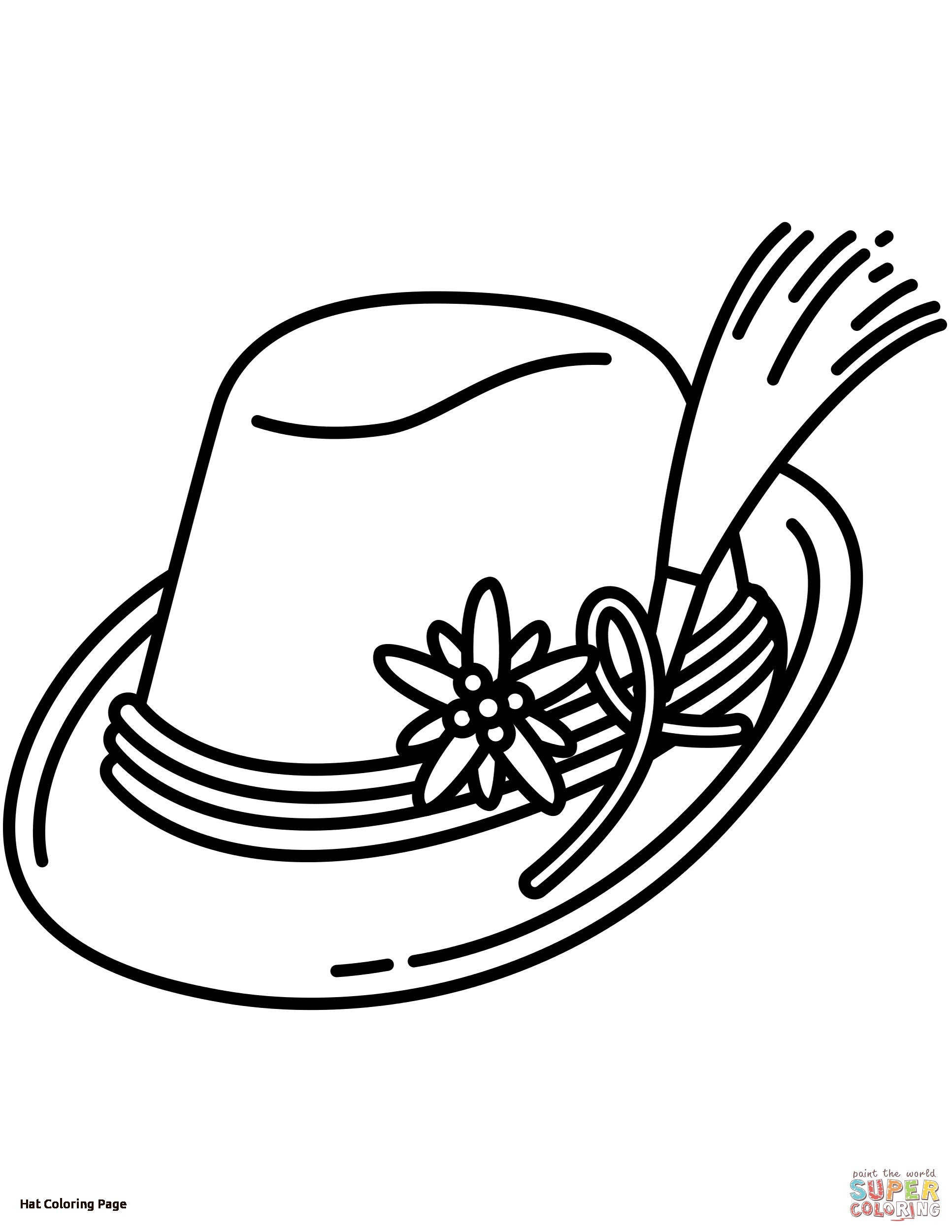 1933x2502 Fall Hat Coloring Page For Girls Unique Sun Hat Coloring Pages