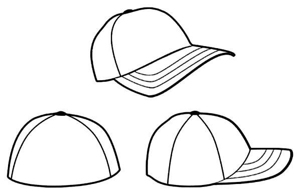 Free Coloring Pages Of Baseball Hats 10