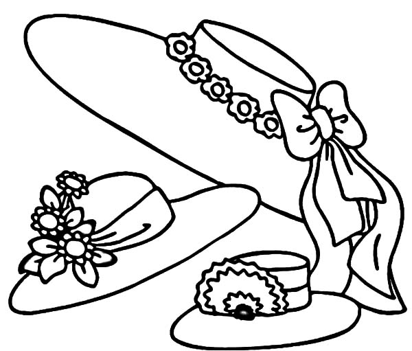 600x511 Beautiful Hat Coloring Pages Beautiful Hat Coloring Pages