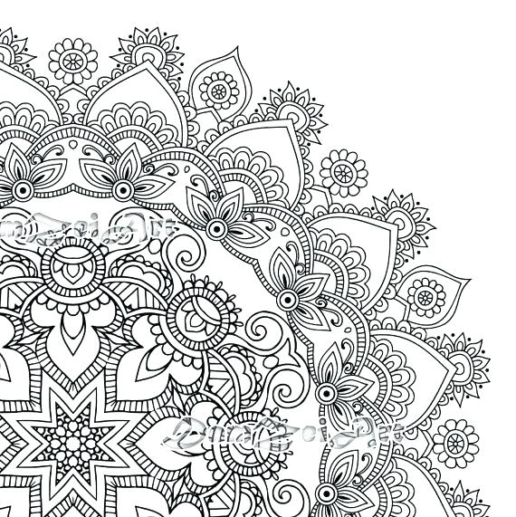 570x571 Mandala Coloring Pages Pdf Sun Mandala Coloring Pages Advanced