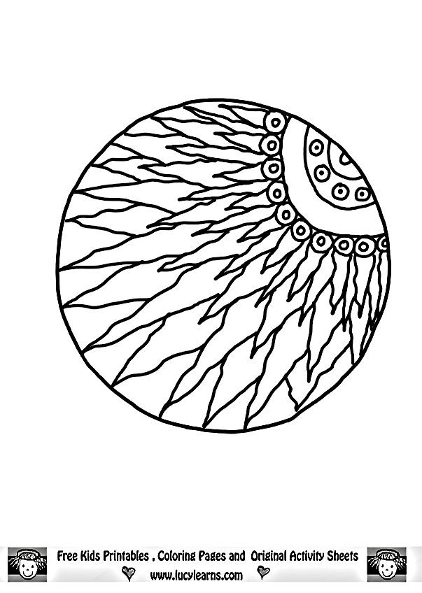 603x848 Sun Mandala Coloring Page Lovely Best Mandala Art Images