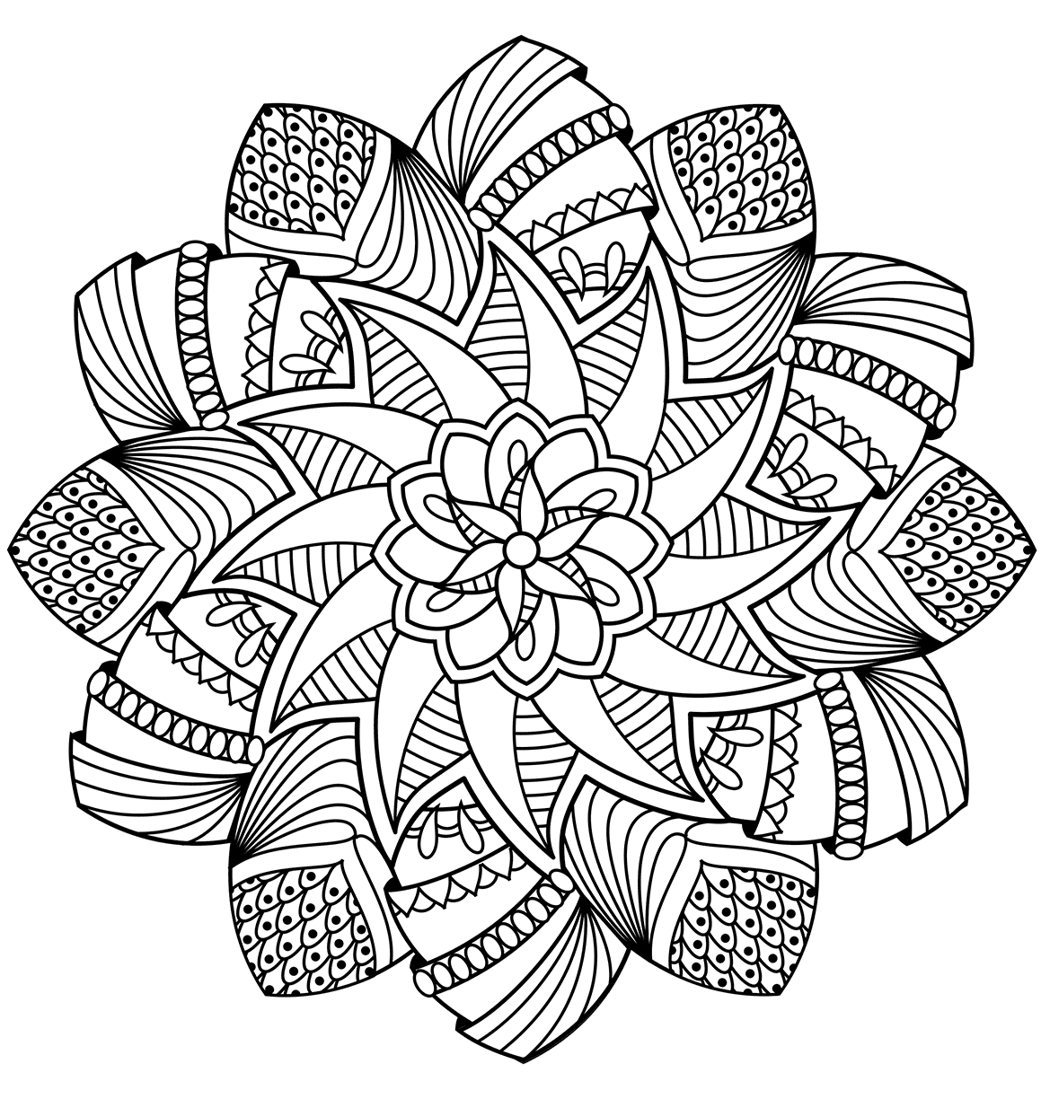 1159x1224 Beautiful Coloring Pages For Adults Download And Print Unique