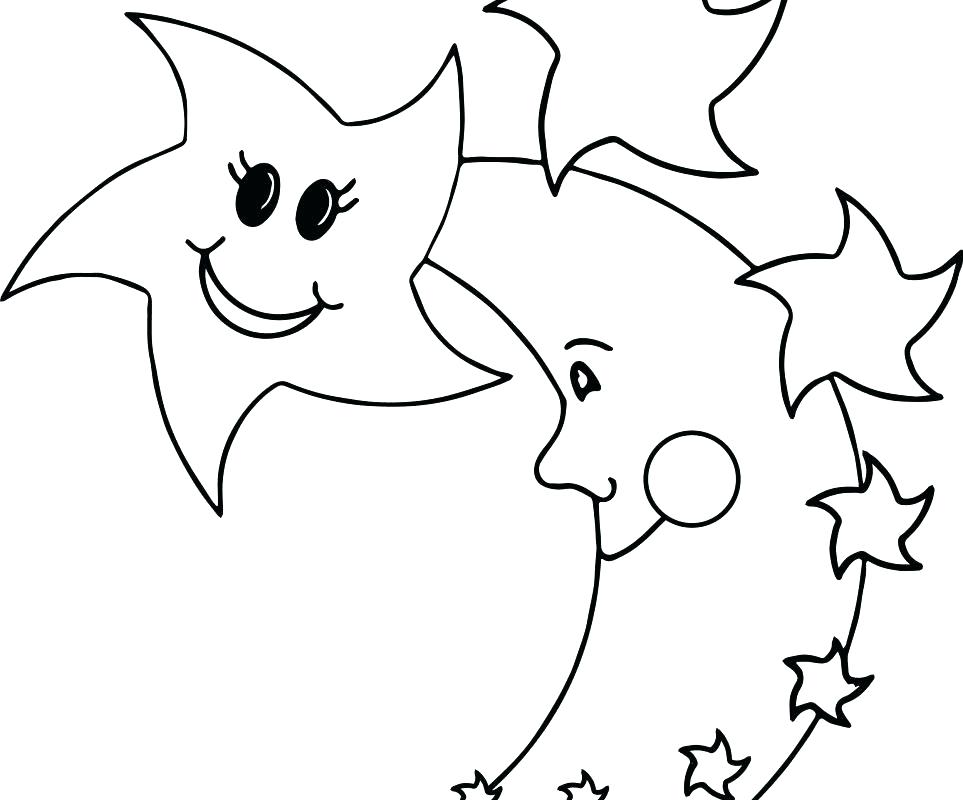 963x800 Moon And Stars Coloring Pages Sun Moon And Stars Colouring Sheets