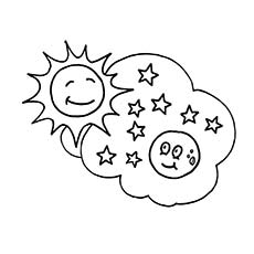 230x230 Sun Coloring Pages