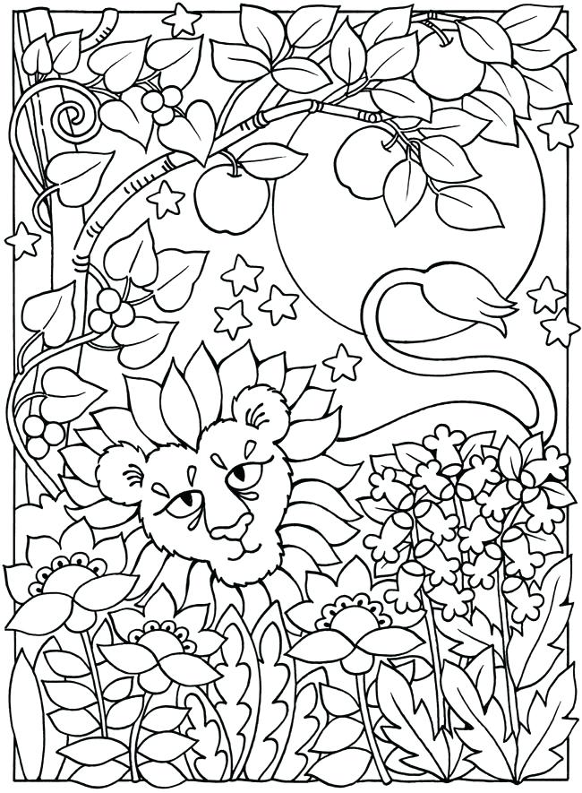 650x885 Sun And Moon Coloring Pages