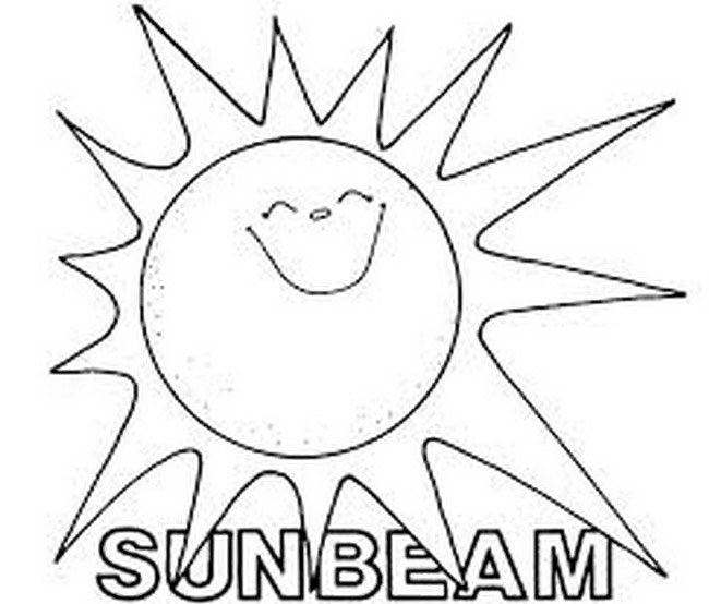650x554 Sunbeams Lesson Coloring Page Coloring Book