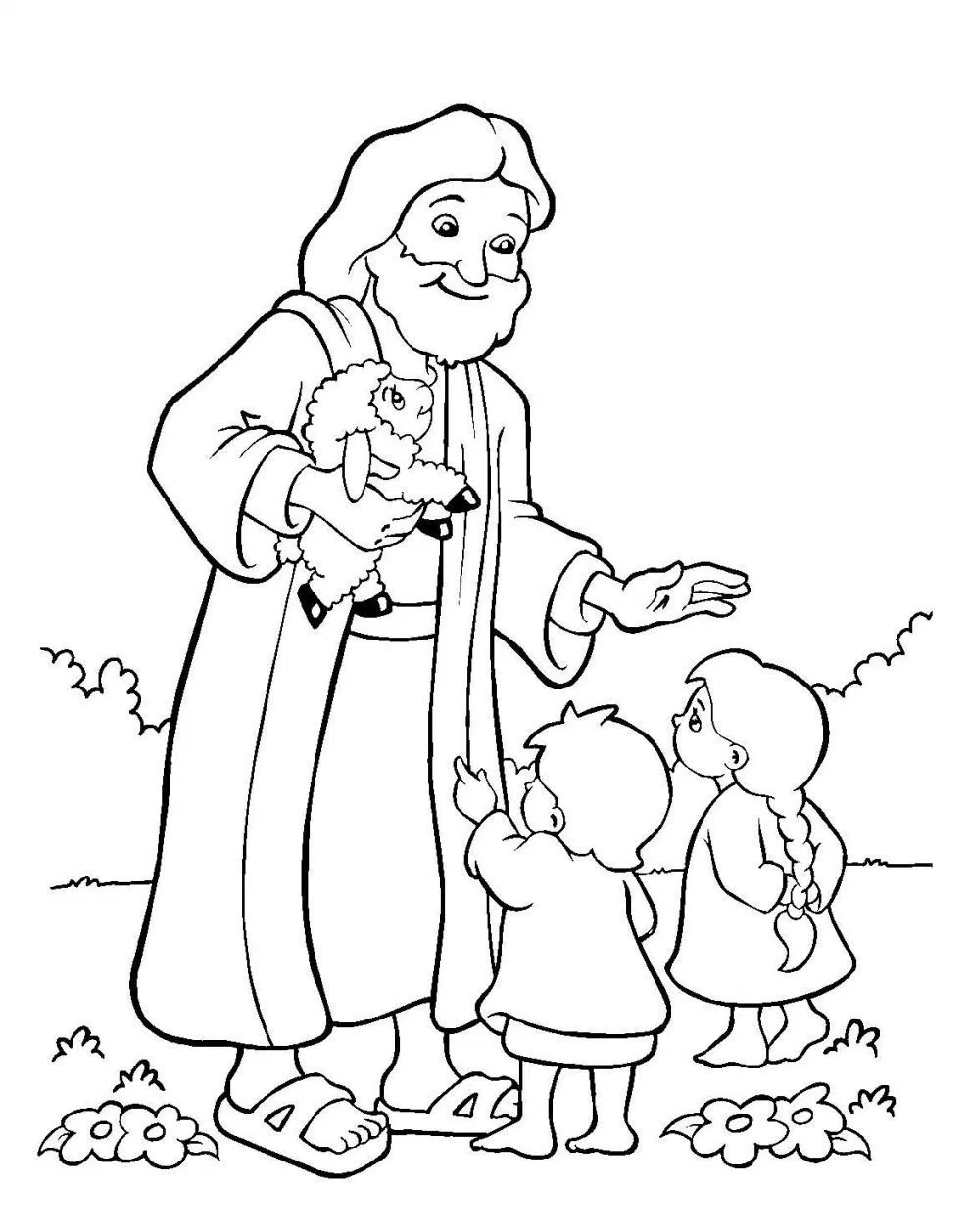 990x1258 Sunday School Coloring Pages Coloring Page