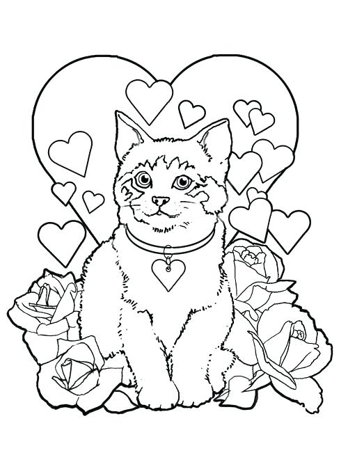 500x651 Free Valentines Coloring Pages Free Printable Be My Valentine