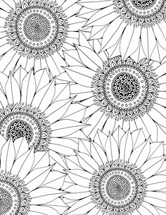 236x305 Best Sunflowers Images On Sunflower Coloring Pages