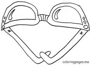 300x229 Sunglasses Coloring Page Sketch Template Happy Sunglasses Day