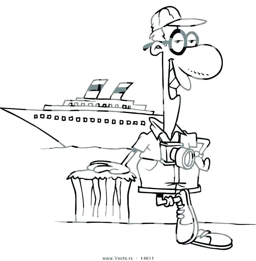863x880 Ship Coloring Pages Private Cruise Ship Coloring Pages Mickey
