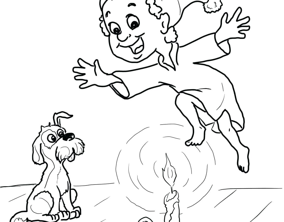 1154x900 Now Jack Be Nimble Coloring Page Mother Goose Sunny Day Pages