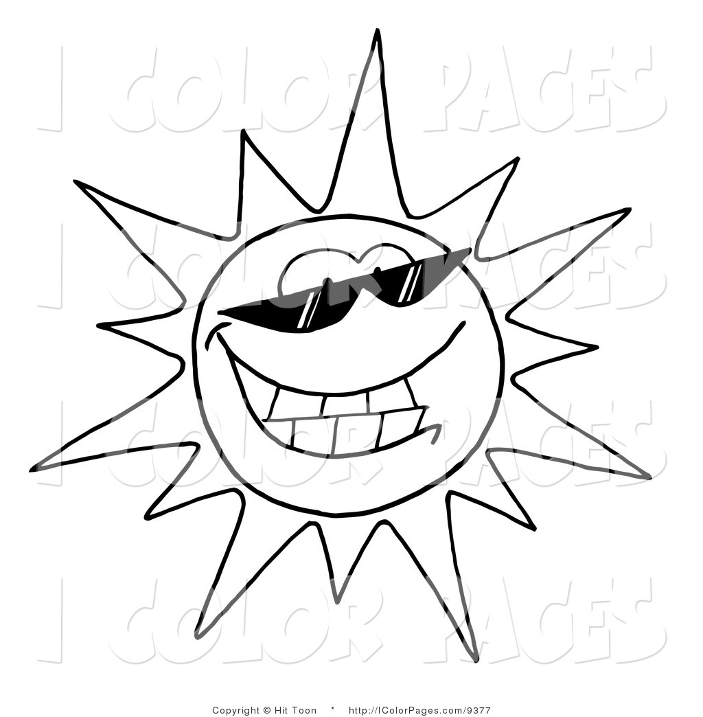 1024x1044 Royalty Free Sunny Stock Coloring Page Designs