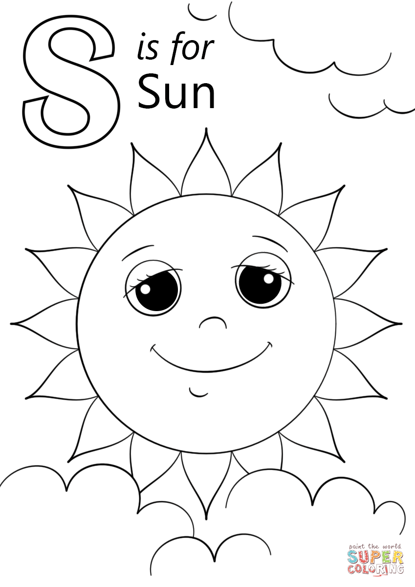 849x1200 Coloring Pages Sun